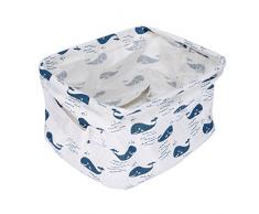 HOUSWEETY Waeschekorb Waeschenetz Korb Waeschetonne Organizer 20.5x16x12.5cm