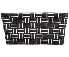 WENKO 20974100 Aufbewahrungskorb Salsa Schwarz-Weià - Badkorb, Polypropylen, 19 x 9 x 14 cm