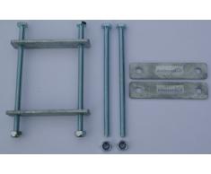 Halterungen, Befestigungssatz für Deichselbox, Transportbox, Alubox für PKW Anhänger, MON2012