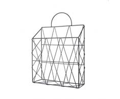 Dokumentenhalter Zeitschriftenablage Bücherregal Schreibtischablage Büro Aufbewahrung im nordischen Stil Hängender Ordner Mail Document Organizer Ordner Desktop (Color : Black)