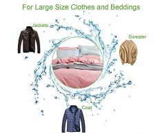 OTraki Wäschenetz Groß, Wäschesack XXL 90x110cm 2 Stücke Wäschebeutel Wiederverwendbare Wäschenetze mit Reißverschluss Groß für Wäschesäcke Laundry Bags Wäschetasche Wäschesack Waschmaschine EINWEG