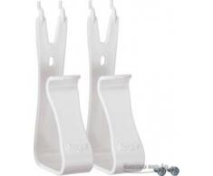 Hager Multimedia-Gerätehalter 2-teilig Kst.st VZ02MM (1Paar)