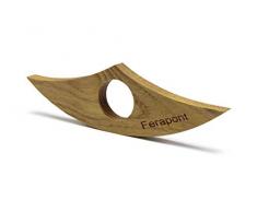 Lesehilfe - Seitenhalter für Bücher uns Zeitschriften | Holz - Akazie | Buch Clip Halter Seiten (Öffnung: beliebig, mit Gravur)