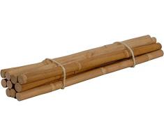 korb.outlet 10 Rattanstöcke ungeschält/Rattan-Stange Manau Set Escrima/Übungs-Stöcke Arnis Kampfsport