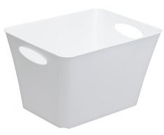 Rotho Living Aufbewahrungsbox 44 l, Kunststoff (PP), weiss, 44 Liter (52,6 x 39,2 x 31 cm)