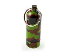 Ganzoo Mini-Kapsel/Pillen-Dose/Pillenbox Schlüsselanhänger/Aluminium-Box camo