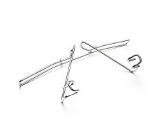 Kleiderbügel für Auto-Kopfstützen universal | Sossai Carflex AKS1-CH | KFZ Kleiderhalter für Jackets, Kleidung, Hosen