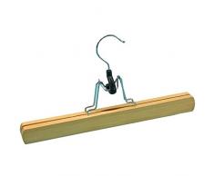 Bürstenmann Hosenspanner mit Holzkörper 3 Stück, Holz, beige, 8 x 30 x 17.5 cm