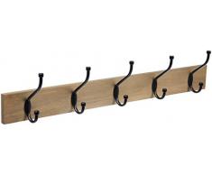 AmazonBasics - Wandgarderobe, Scheunenholz, 1 Stück