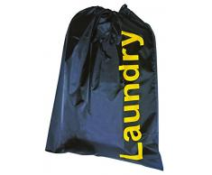 Kleiber schwarz Wäschebeutel, Stoff, 55 x 70 x 0,2 cm