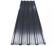 Deuba 12 x Profilblech Trapezblech 129cm x 45cm = 7 m² -Dachblech für Gerätehaus Anthrazit