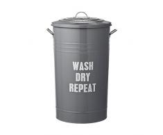 Bloomingville Wäschekorb Wash Dry Repeat