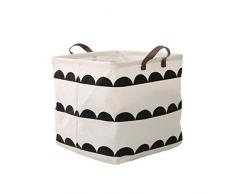 Dooxi Faltbare Kinder Aufbewahrungskörbe Wäschesammler Aufbewahrungskiste Kinderzimmer Wäschekörbe Aufbewahrungsboxen Organizer Korb Spielzeugkiste