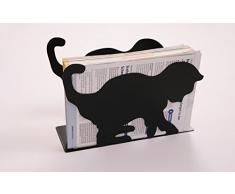Zeitungsständer Katze solo, HxBxT: 23x32x12cm, schwarz/Made in Germany, Marke: Szagato (Zeitungshalter, Zeitschriftenständer)