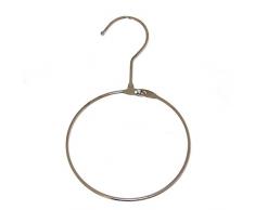 2X Marktring Halter Gürtelring Kleiderbügel Accessoires-Bügel Präsentation Aufhänger Markt Laden Zubehör Neu Old-Harvest