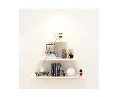 HL-TD Zeitschriftenständer Wandmagazinhalter Wandmagazinhalter Holz Montiert, Schwimmend Regale Bequem