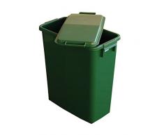 GRAF Mehrzweck-Behälter - Inhalt 60 l - LxBxH 555 x 280 x 590 mm, grün - Konischer Behälter Kunststoffbehälter Kunststoffstapelbehälter Mehrweg-Behälter Mehrzweckbox Mehrzweckboxen Kunststoff-Sstapelbehälter