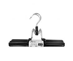 ASIS nettrade Super Hosenhalter Hosenbügel Hosenspanner Hosenklemmbügel - 6 Stück - aus Metall kunststoffummantelt (2 Sets a. 3 Stck.)