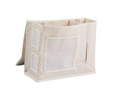 Betttasche,bettaufhänger Organizer,zeitungsständer Filz,Tasche Sofa-Bett Hängeaufbewahrung,Sofa Seitenloch,für Buch, Zeitschriften, iPad, Handy, Fernbedienung-nachttisch Tasche,Bett Organizer