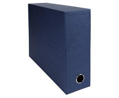 EXACOMPTA 89527E Archivbox, Karton, Rckenbreite 90 mm, dunkelblau