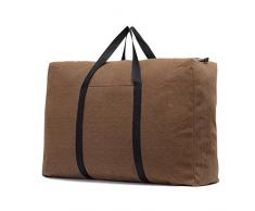 IBLUELOVER Aufbewahrungstasche Groß Spielzeugtasche Oxford Belastbare Betttasche mit Reißverschluss Aufbewahrungsbeutel Hausumzüge Kleideraufbewahrung Unterbett Tragetasche für Bettwäsche Kissen