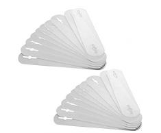 Krawattenhalter, unsichtbar 20 x unsichtbar selbstbindende bleibt Tie Down Nägel Krawatte Clip transparent Farbe Alternative zur Krawattennadel oder Krawattenklammer