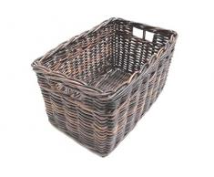 Kaminkorb Holzkorb, Regalkorb, Erntekorb aus Rattan Gr.1, ca. 42 x 22 x 22