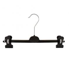 Clipbügel, Hosenbügel, Klammerbügel, Kinderbügel, 32cm, schwarz, WSP3-32b, 350 Stück