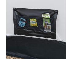 Radabdeckung Rad Schutz Hülle Wohnwagen Wohnmobil Anhänger Reifenabdeckung Wohnwagenschürze Hängeregal Vorzelt Universal Organizer Hänge Aufbewahrung Tasche Outdoor Camping Möbel Zubehör Schwarz