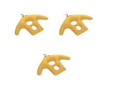 3er SET Pulloverbügel 435 Kleiderbügel aufblasbar GELB 70 x 48 cm 3er SET GELB