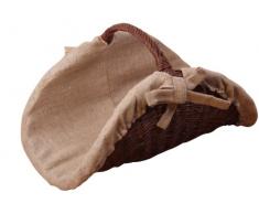 Heinz Hofmann E14 Holzkorb / Vollweide (100 % Natur) / B. 65 x T. 38 x H. 40 cm