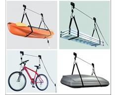 Car Face Deckenlift Deckenhalter Fahrradlift 45kg Fahrradgarage Fahrradhalter Seilzug für E-Bike inkl. KFZ Teile Potsdam Sticker