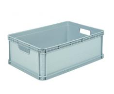 45 Liter Stapelbox Stapelkästen Euro Box Europalette grau Gewerbekiste