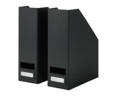 Ikea IKE-003.954.74 TJENA Zeitschriftensammler in schwarz 2 Stück