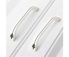 LZK Türgriff Schubladenschrank Türgriff Modernen Minimalistischen Garten Schrank Kleiderschrank Kleinen Griff,Schwarz A,1