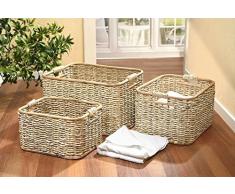 Füllkorb Strohkordel aus Rattan