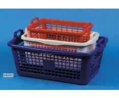 Lockweiler Wäschekorb 80 L, Kunststoff, Sortiert, 80 x 53.5 x 30 cm