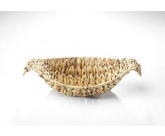 Kobolo Dekoschale Dekokorb Flechtschale Flechtkorb aus Wasserhyazinthe