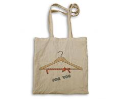 INNOGLEN Holzbügel präsentieren lustig für Sie Tragetasche a418r