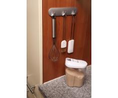 tesa selbstklebende Hakenleiste, bis 3kg, matt chrom