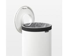 Brabantia 102462 Wäschebox mit Kunststoffdeckel weiß, 35 L