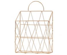 Zeitschriftenhalter hängenden Wand montiert Zeitung Periodensystem Buch Dokument Datei Veranstalter Korb Metallregal Lagerbehälter Display-Ständer Wand Deko Hängen