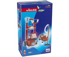 Schnäppchenmarkt 111 Putzwagen + Staubsauger - Spielzeug mit echten Funktionen - batteriebetrieben