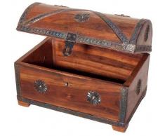 Holztruhe Schatztruhe Piratenkiste aus Massivholz von Bartl, 28 cm breit, Art.-Nr. 107179
