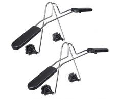 Maclean MC-870 Universal Autokleiderbügel für Kopfstütze Kopfstützen-Kleiderbügel Auto Kleiderbügel Autositz Halterung KFZ (2x Stück)