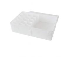 Bra Unterwäsche-Schublade Organizer Faltbare Stoff Unterwäsche Organizer Bras Aufbewahrungsbox, Kleideraufbewahrung Schubladenkorb Behälter mit Deckel Teiler Für Bekleidung Kleidungsstücke Socken Kraw