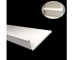 1 Stück Tegometall Zeitschriftenablage L 66,5 T 30 cm juraweiss Tego 15307224