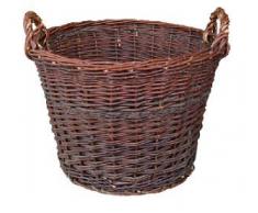 Beste Angebote Weidenkorb Ø 30 cm Kaminholzkorb Kartoffelkorb Obstkorb Füllkorb Kiepe Gartenkorb