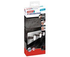 tesa Premium-Hakenleiste, selbstklebend, hält bis zu 12kg, Edelstahl