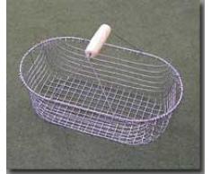 Gartenkorb aus Draht, klein, oval, altverzinkt